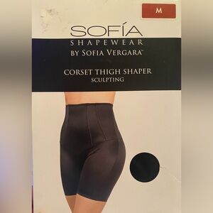 Sofia by Sofia Vergara Black Corset Thigh Shaper